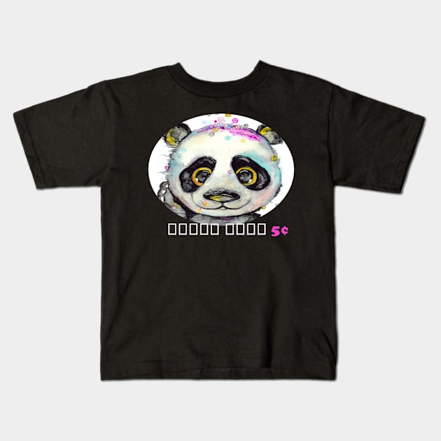 Panda Hugs Kids T-Shirt by Ana Jones Studio 